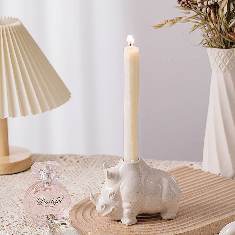 CERAMIC DELIGHT CANDLESTICK