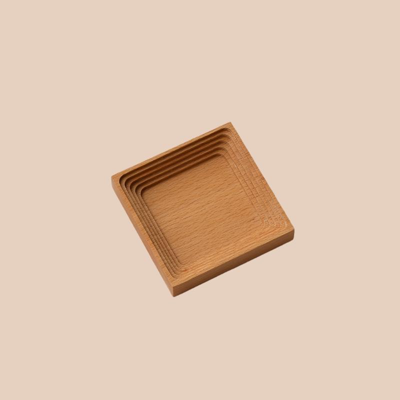 GEO-WOODEN ART TRAY