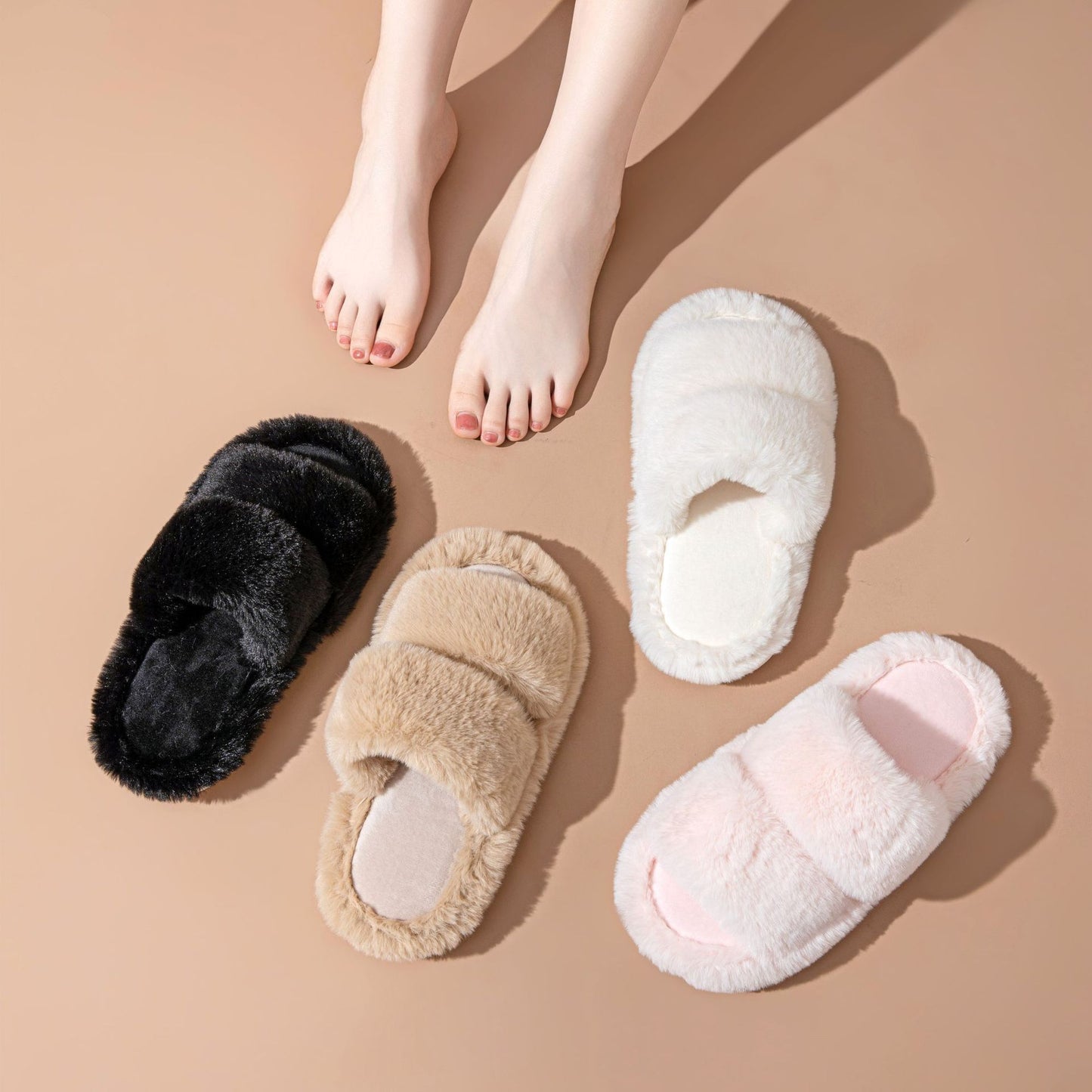 MARIA | PLUSH DOUBLET SLIPPERS
