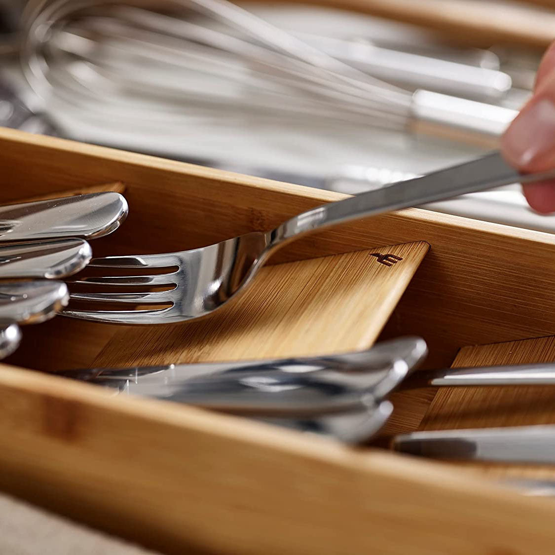 BAMBOO KITCHEN ORGANIZER