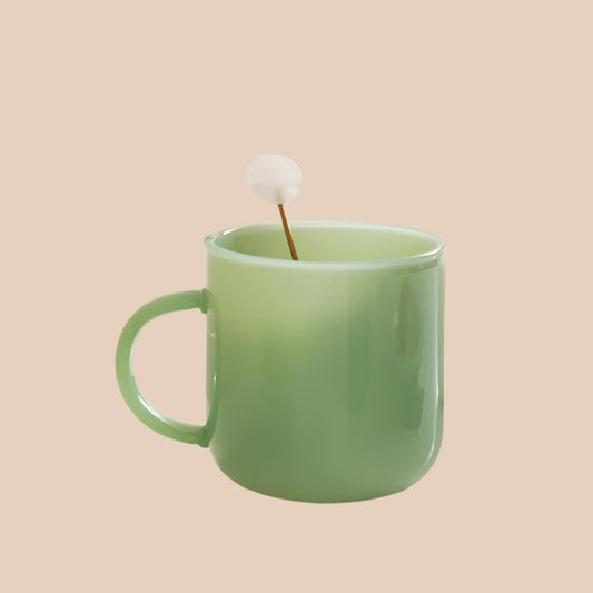 JADE HEAT RESISTANT GLASS MUG