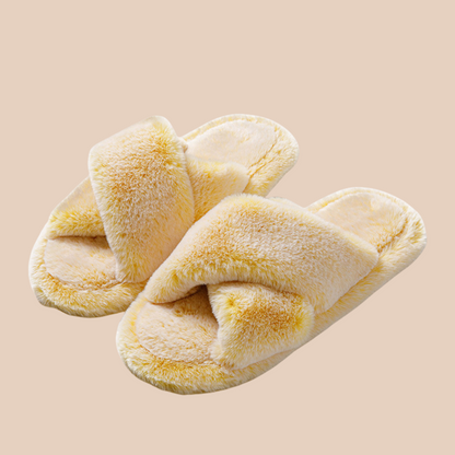 MARIA | PLUSH BLOOM SLIPPERS