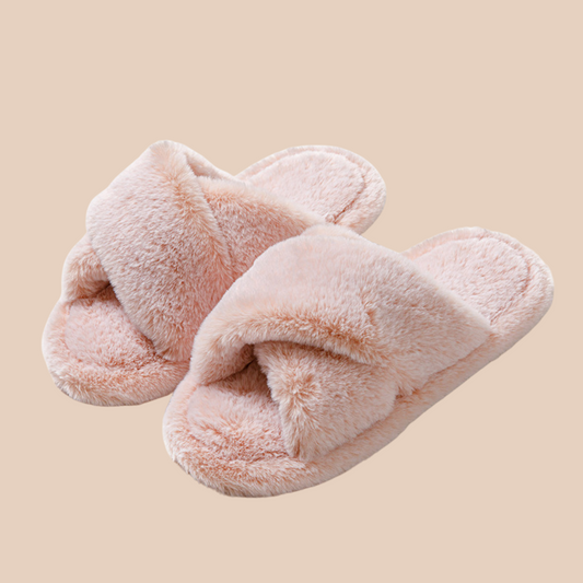 MARIA | PLUSH BLOOM SLIPPERS