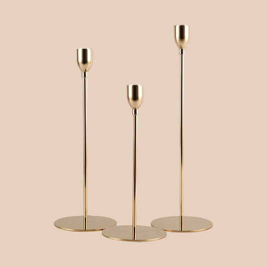 RADIANT GOLDEN CANDLESTICKS